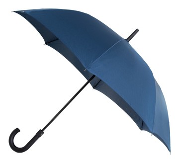 Зонт трость автомат BUSINESS под лого, синий E98405-02           фото