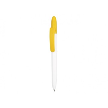 Авторучка пластикова Viva Pens Fill White, біло-жовта FWH04-0104 фото