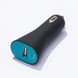 USB автомобільний зарядний пристрій RUBBY, USB 1A PC40 фото 13