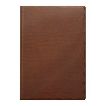Щоденник недатований А5 BRUNNEN LAFONTAINE Агенда коричневый (натуральная кожа)