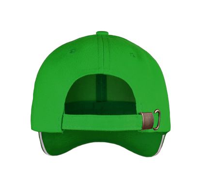 Кепка Golf 6-ти клинка с металлической застежкой, зеленая 7007-06 фото