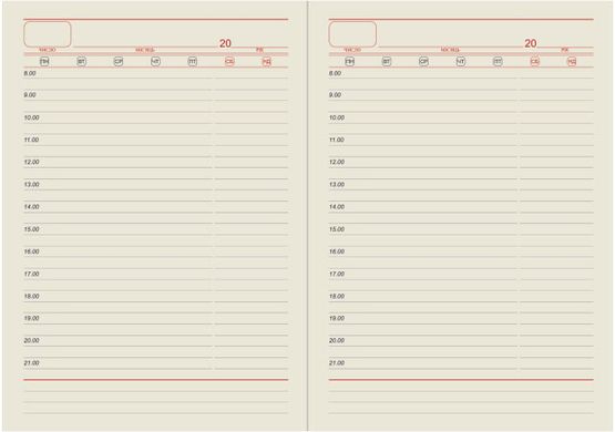 Ежедневник недатированный BRISK OFFICE ЗВ-70 Winner А5 (14,2х20,3), линия, кремовая бумага