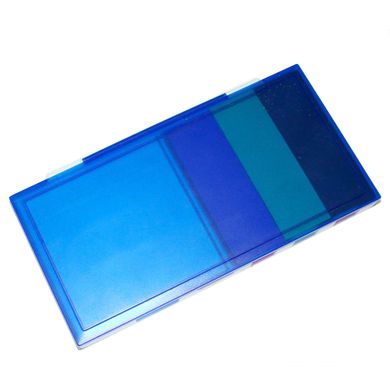 Набор бумаги для заметок в пластиковом футляре V2317, Синий