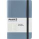 Книга записна Axent Partner Soft В6, 125x195 мм, 96 аркушів, клітинка, гнучка обкладинка, срібно-синя 8206-14-A фото