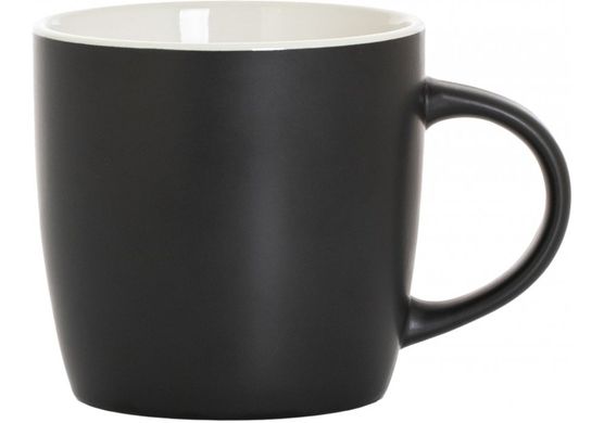 Чашка керамічна Economix Promo BLACK PRINCE 350мл, чорно-біла E98314-14 фото