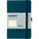 Книга записная Axent Partner В6, 125x195 мм, 96 листов, клетка, твердая обложка, малахитовая 8201-31-A фото