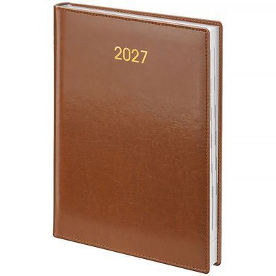 Щоденник 2027 Стандарт А5 Soft з/т коричневий 73-795-36-707 фото