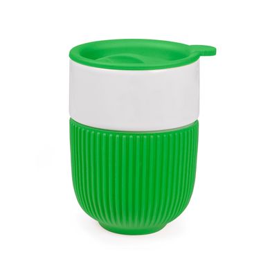 Чашка керамическая Barell 350 мл, зеленая 5505-06 фото