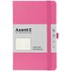 Книга записная Axent Partner В6, 125x195 мм, 96 листов, клетка, твердая обложка, розовая 8201-10-A фото