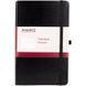 Книга записная Axent Partner Lux 8202, В6, 125x195 мм, 96 листов, клетка, твердая обложка, черная 8202-01-A фото