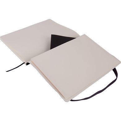 Книга записная Axent Partner Soft L, 190x250 мм, 96 листов, клетка, гибкая обложка, черная 8615-01-A фото