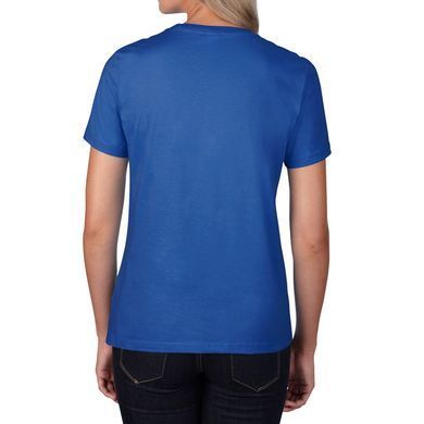 Футболка жіноча Premium Cotton 185, синя 4100L-7686C-S фото