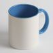 Чашка сублімаційна євроциліндр Inner Rim Color Mug 330 мл, блакитна 211662 фото