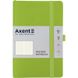 Книга записная Axent Partner Soft Skin В6, 125x195 мм, 96 листов, клетка, гибкая обложка, салатовая 8616-09-A фото