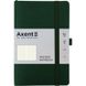 Книга записная Axent Partner Soft Skin В6, 125x195 мм, 96 листов, клетка, гибкая обложка, тёмно зеленая 8616-23-A фото