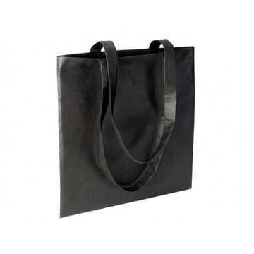 Эко-сумка для покупок нетканая с длинными ручками IT3787, черная IT3787-03 фото