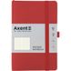 Книга записная Axent Partner Soft Skin В6, 125x195 мм, 96 листов, клетка, гибкая обложка, красная 8616-06-A фото