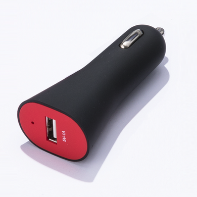 USB автомобильное зарядное устройство RUBBY, USB 1A PC40 фото