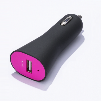 USB автомобильное зарядное устройство RUBBY, USB 1A PC40 фото