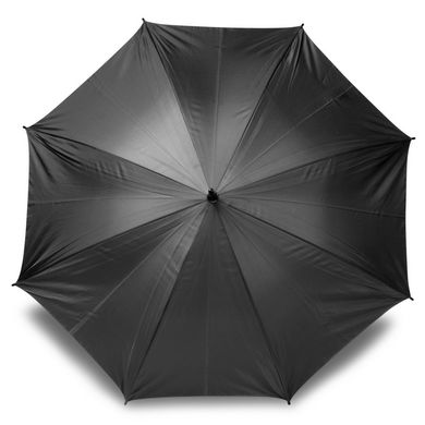 Зонт трость с деревянной ручкой, серебряно-черный V4239-03-AXL V4239-03-AXL фото