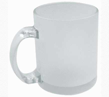 Чашка скляна для сублімації Матова прозора, 300 мл 210022 фото
