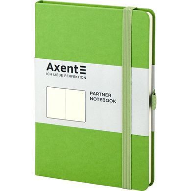 Книга записна Axent Partner В6, 125х195мм, 96 аркушів, тверда обкладинка, салатова 8307-09-A фото