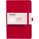 Книга записная Axent Partner В6, 125x195 мм, 96 листов, клетка, твердая обложка, красная 8201-03-A фото