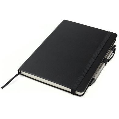 Книга записна Partner Prime 8305, 145х210мм, 96 аркушів, клітинка, тверда обкладинка, чорна 8305-01-A фото