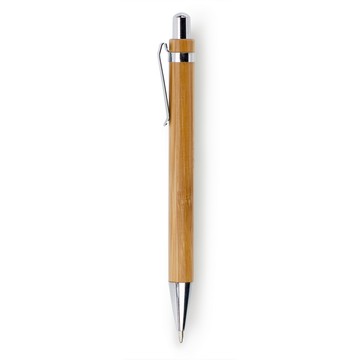Бамбукова ручка з металевим оздобленням