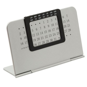 Вічний календар (пластик) AP791008-CL, Сріблястий