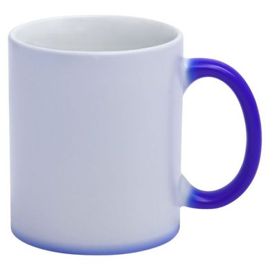 Чашка хамелеон магическая 110Z (330 мл), синяя 211514 фото
