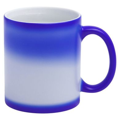Чашка хамелеон магическая 110Z (330 мл), синяя 211514 фото