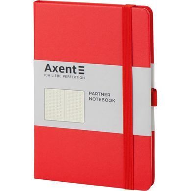 Книга записна Partner, 125*195, 96арк, крап, червона 8306-05-A фото