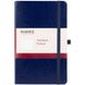 Книга записная Axent Partner Lux 8202, В6, 125x195 мм, 96 листов, клетка, твердая обложка, синяя 8202-02-A фото