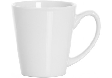 Чашка керамічна Economix Promo ELEGANT 300мл, біла E98319-14 фото