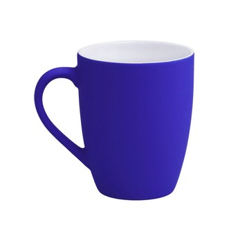 Чашка керамическая с матовым покрытием 320 мл, синяя 5508-05 фото