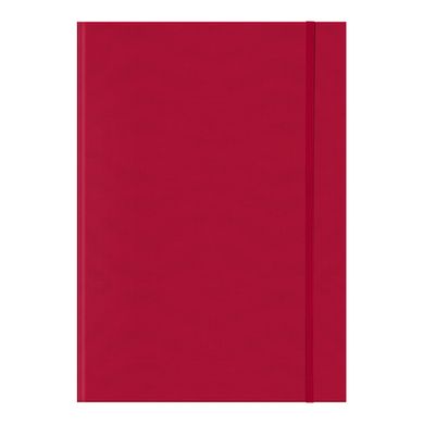 Книга записная А4 Brunnen Melissa, клетка, красная