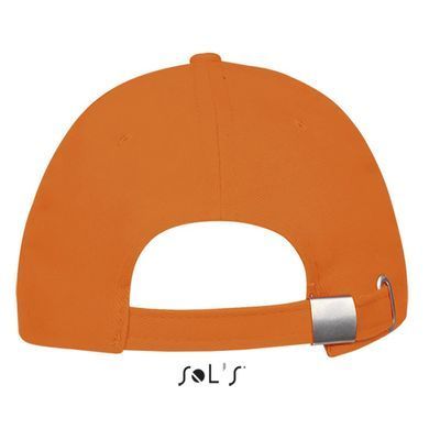 Кепка SOL&rsquo;S 6-ти клинка, застежка - металл, оранжевая 88100-400 фото