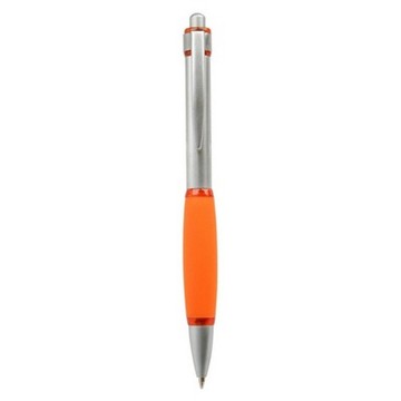 Авторучка металлическая с оранжевой резинкой V1275-07-AXL фото